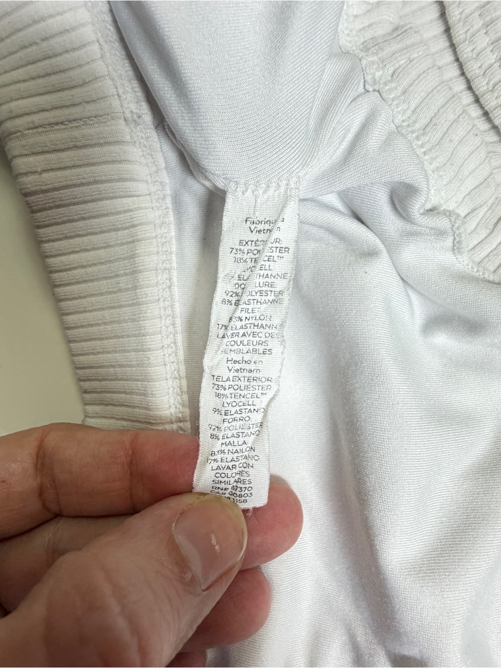 🤍 Alo Yoga Ribbed Wellness Bra - White | Size XS - Picture 9 of 10